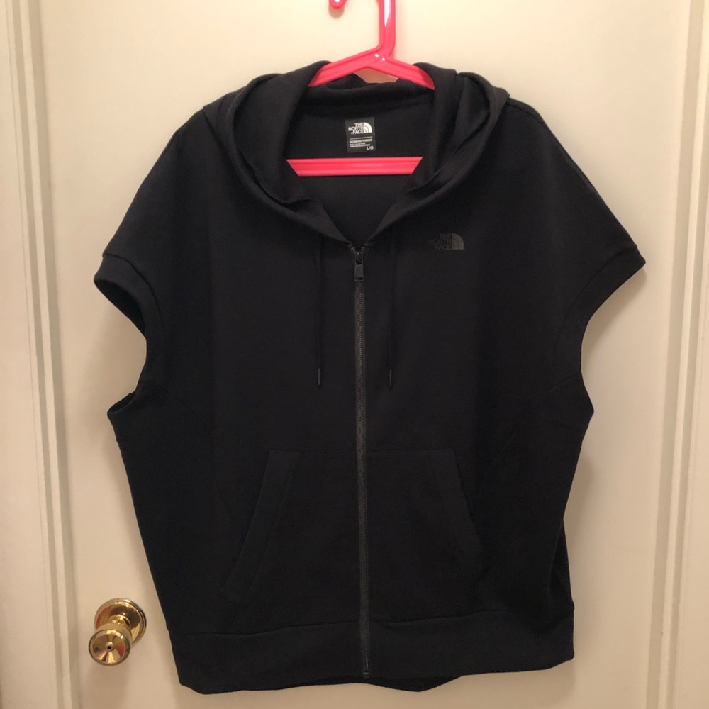The North Face Black Sleeveless Hoodie Large